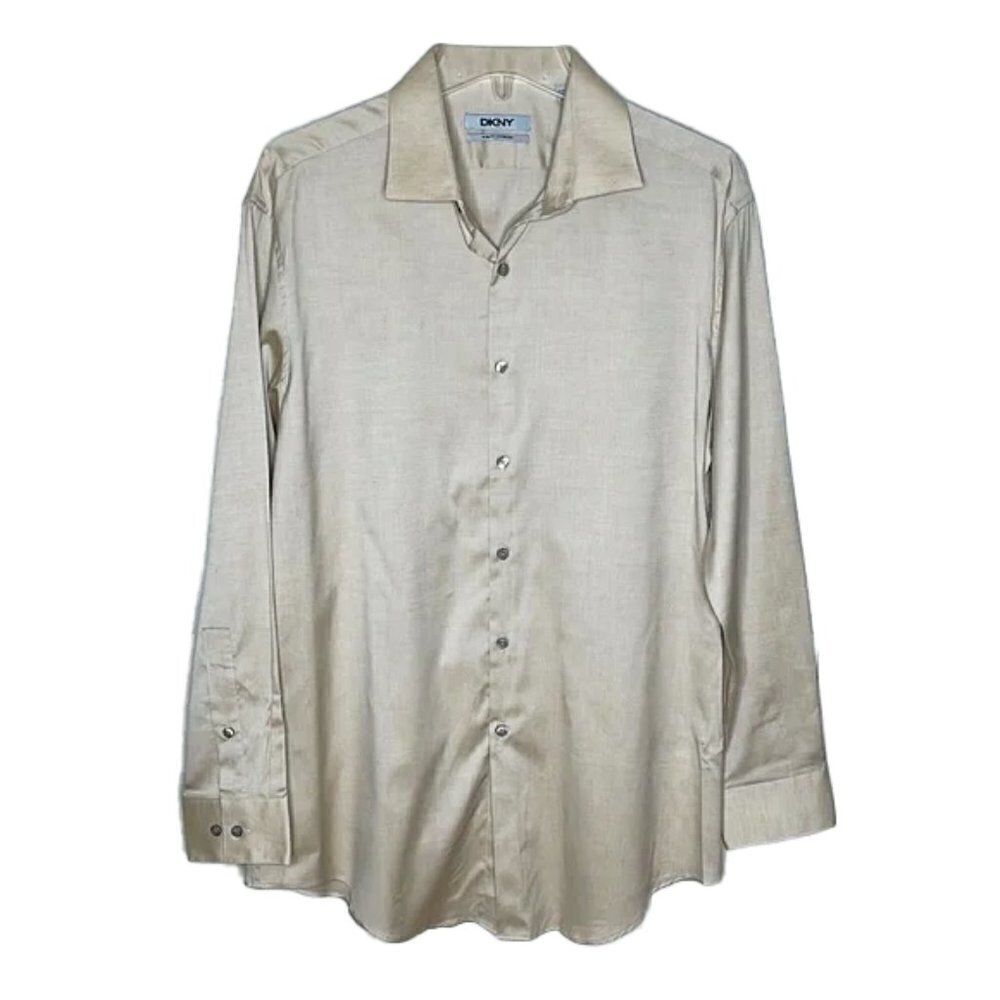 ❤️ 🆕 DKNY Button Down Shirt Size 16 (32/33)
